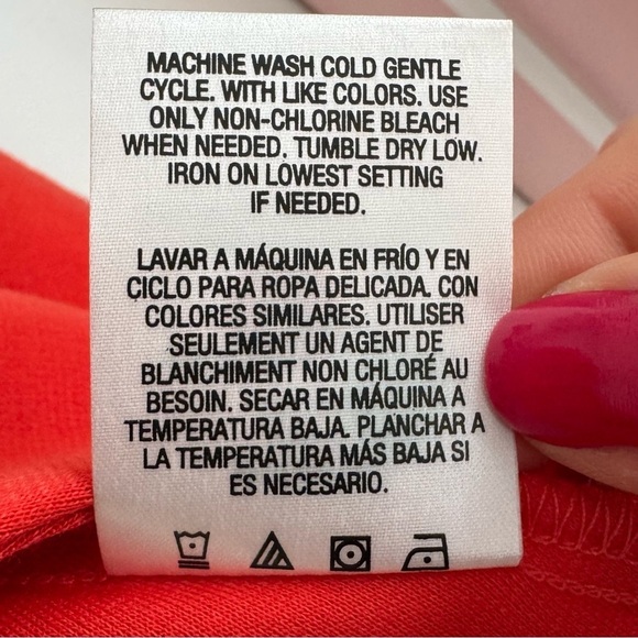 Metaphor Bright Coral 2-Button Blazer w/ Peplum Back Women’s Casual Jacket Sm - Picture 9 of 10